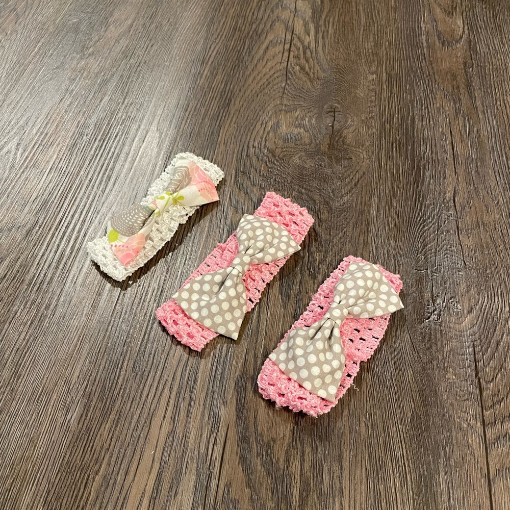 🎀5 for $20 Handmade floral hair bows